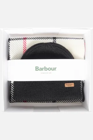 Barbour Pendle Knit Beanie & Blair Scarf Gift Set