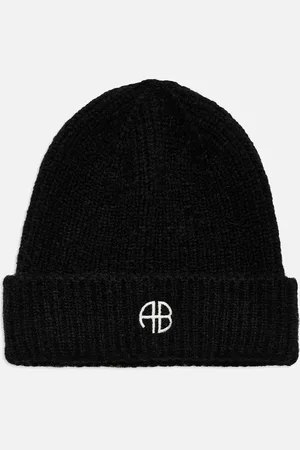 ANINE BING Elia Cable-Knit Beanie