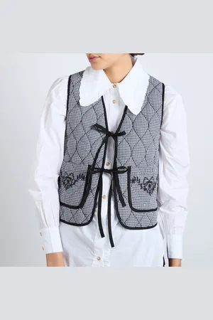 Damson Madder Arte Quilted Cotton Gilet - UK 10