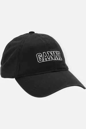 Ganni Naplack Faux Leather Cap