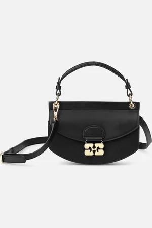 Ganni Apo-G Mini Recycled Leather-Blend Bag