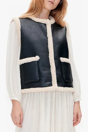 Baum und Pferdgarten Bellis Faux Leather Waistcoat - EU 36/UK 8