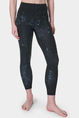 Sweaty Betty Super Soft 7/8 Stretch-Jersey Yoga Leggings - XS