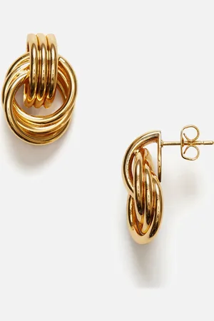 Anni Lu Triplet 18k -Plated Earrings