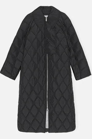 Ganni Quilted Ripstop Coat - EU 34/UK 6