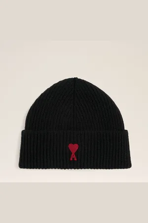 Ami ADC Ribbed-Knit Wool Beanie