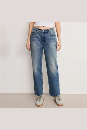 GOOD AMERICAN Good Standard Straight Denim Jeans - US 4/UK 8