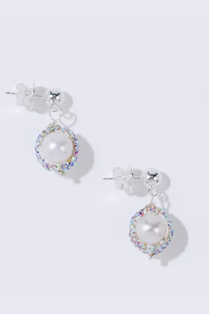Pearl Octopuss. Y Freshwater Pearl -Plated Drop Earrings