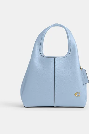 Coach Lana 23 Pebble-Grain Leather Shoulder Bag