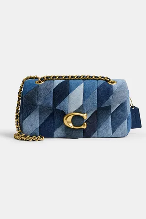 Coach Patchwork Tabby 26 Denim Shoulder Bag