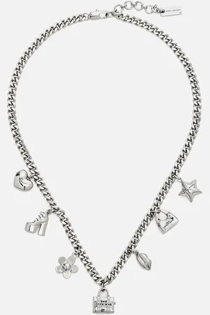 Marc Jacobs Mini Icon -Plated Charm Necklace