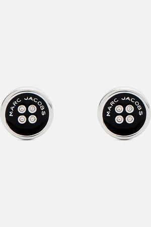 Marc Jacobs Button -Plated Stud Earrings