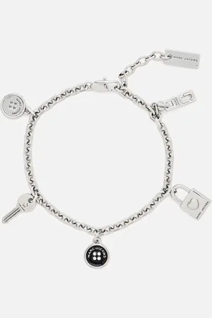 Marc Jacobs Button Charm -Plated Bracelet
