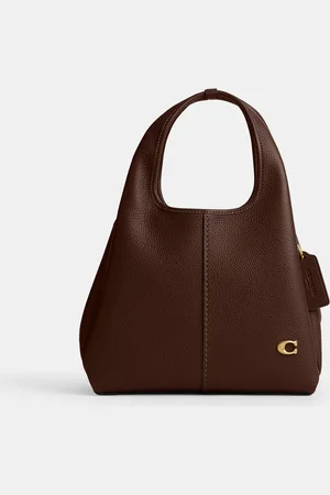 Coach Lana 23 Pebble-Grain Leather Shoulder Bag