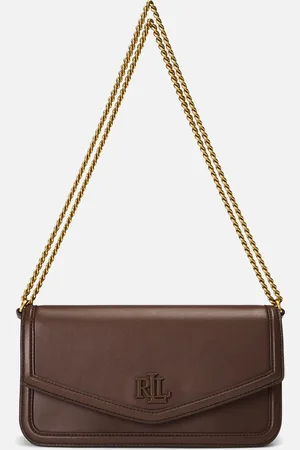 Ralph Lauren Sawyer Medium Nappa Leather Shoulder Bag