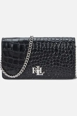 Ralph Lauren Turnlock Leather Phone Tech Case
