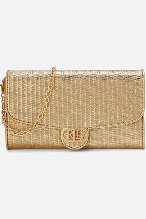 Ralph Lauren Adair 20 Metallic Woven Wallet