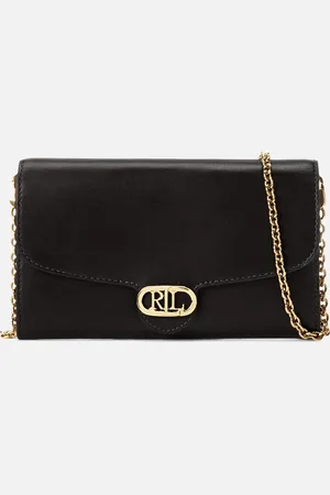 Ralph Lauren Adair 20 Leather Wallet On A Chain