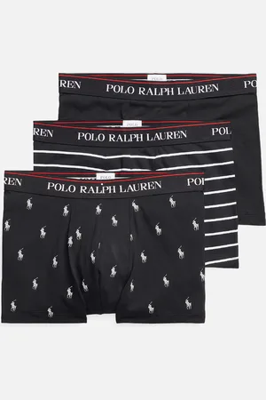 Ralph Lauren Classic Cotton Three-Pack Trunks - S