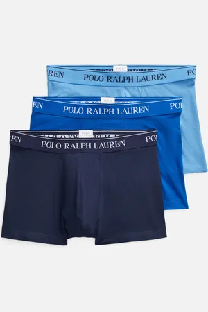 Ralph Lauren Classic Cotton-Blend Three-Pack Trunks - S