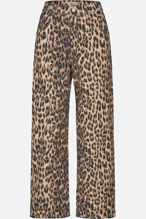 Baum und Pferdgarten Nara Leopard-Print Denim Jeans - EU 34/ UK6