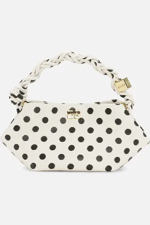 Ganni Dots Bou Recycled Leather-Blend Mini Bag
