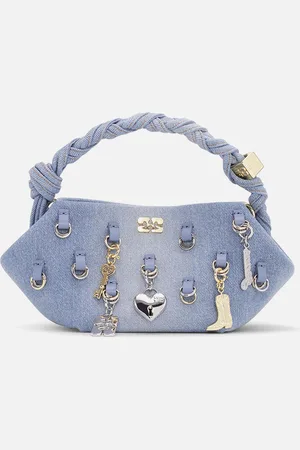 Ganni Small Washed Denim Bou Bag