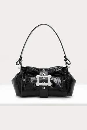 Vivienne Westwood Hazel Frame Patent Leather Shoulder Bag
