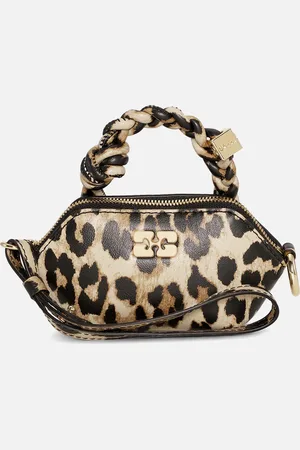 Ganni Nano Bou Recycled Leather-Blend Bag