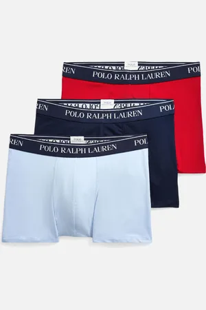 Ralph Lauren 3 Pack Classic Cotton-Jersey Boxer Trunks - S