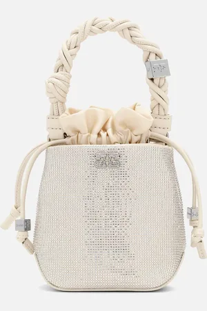 Ganni Mini Bou Embellished Faux Leather Bag