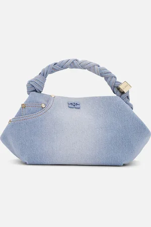 Ganni Small Washed Denim Bou Bag