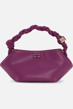 Ganni Mini Bou Recycled Leather and Faux Leather Bag