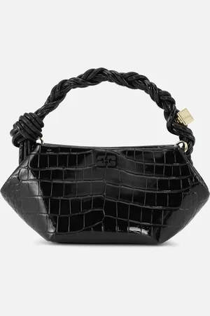 Ganni Mini Bou Leather-Blend Bag