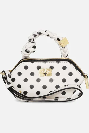 Ganni Nano Bou Recycled Leather-Blend Bag