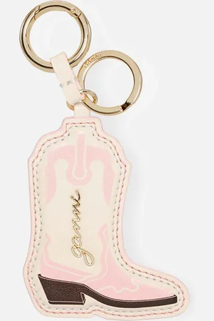 Ganni Western Boot Leather Keyring