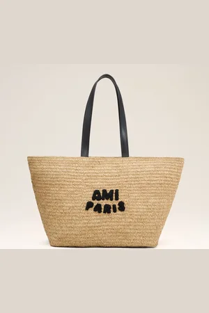 Ami Raffia Large Tote Bag