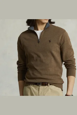 Ralph Lauren Cotton-Jersey Half-Zip Jumper - S