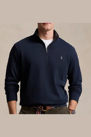 Ralph Lauren Cotton-Jersey Half-Zip Jumper - S