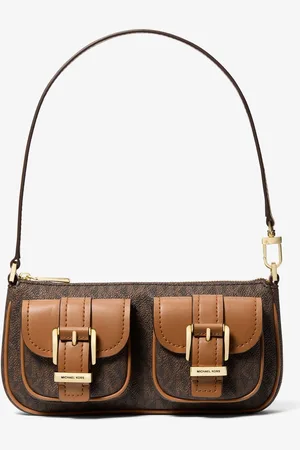 Michael Kors Zoey Small Leather Pouchette Bag