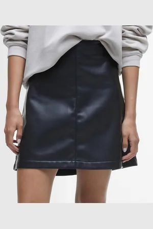 Barbour Peyton Faux Leather Mini Skirt - UK 12
