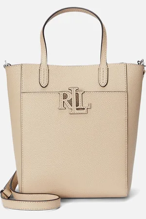 Ralph Lauren Camryn Pebble-Grain Leather Tote Bag