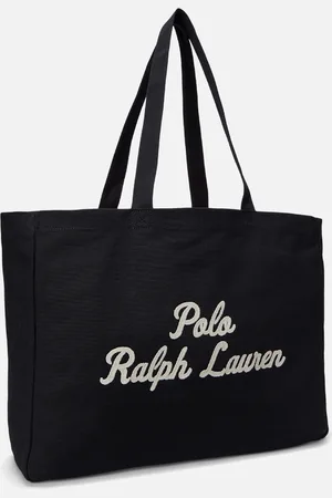 Ralph Lauren Script Cotton-Canvas Tote Bag