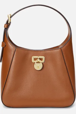 Ralph Lauren Tanner Leather Shoulder Bag