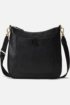 Ralph Lauren Cameryn Pebble-Grain Leather Crossbody Bag