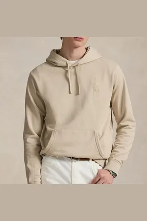 Ralph Lauren Tonal PP Loopback Cotton-Terry Hoodie - M
