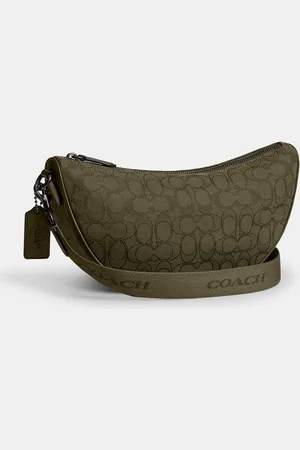 Coach Hall Jacquard Cotton-Blend Canvas Sling Bag