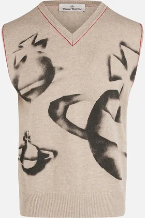 Vivienne Westwood Orbit Wool-Blend Sweater Vest - S