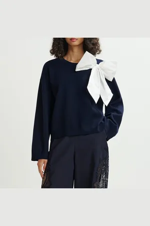 Essentiel Antwerp Hoslo Bow Knitted Jumper - XS