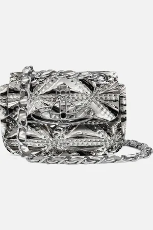 Vivienne Westwood Vinnie Chain Faux Leather Purse